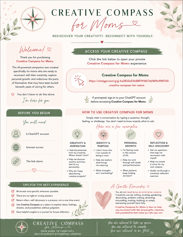 Creative Compass for Moms AI Guide 🧚‍♀️